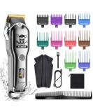 Hatteker Hair Cutting Kit Pro - Professional Barber Clippers for Men - Cordless Beard Trimmer - IPX7 Waterproof - Buy Online on GoSupps.com