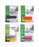 Baby Buddy Secure-A-Toy - Seat Belt Toy & Pacifier Holder for Strollers High Chairs & Car Seats - 8 Pack in Girl Colors Adjustable Lengths Hygienic Design - Buy Online on GoSupps.com
