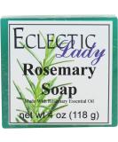 Buy Eclectic Lady Rosemary Glycerin Soap - 4 oz Bar for Moisturizing & Refreshing Skin | International Shipping Available - Buy Online on GoSupps.com