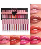 12 Colors Tinted Lip Gloss Set - Hydrating Moisturizing Liquid Lipsticks Waterproof Glow Oil Rich Color Lip Gloss for Women & Girls - 2024 - Buy Online on GoSupps.com