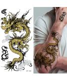 Supperb Angry Dragon Temporary Tattoos - Set of 2 | Fun and Bold Designs - Buy Online on GoSupps.com