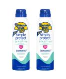 Banana Boat Mineral Enriched Sunscreen, Sensitive Skin, Broad Spectrum Spray, SPF 50, 6oz. - Twin Pack Sensitive Skin 6 Ounce (Pack of 2) - Buy Online on GoSupps.com