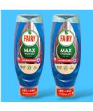 Fairy Max Power Antibacterial Tea Tree Washing Up Liquid 2 x 640 ml Twin Pack - Buy Online on GoSupps.com