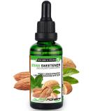 Alphapower Food Almond Flavor Drops | Sugar-Free Stevia Liquid Aroma | 100% Natural | 50ml for Water Muesli & Smoothies - Buy Online on GoSupps.com