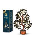 Black Tourmaline Stone Crystal Tree - Feng Shui Gem Tree for Office Desk Decor - Positive Tourmaline Quartz Crystal Gifts - Buy Online on GoSupps.com