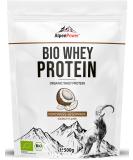 Alpenpower Bio Whey Protein Coconut 500g | 100% Natural No Additives | Premium Organic Alpine Milk CFM Protein Powder - Buy Online on GoSupps.com