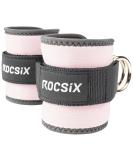 ROCSIX Adjustable Foot Loop Cable Trainer - Padded Gym Foot Cuffs for Cable Machines - Perfect for Kickback & Strength Training - Buy Online on GoSupps.com
