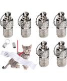 Personalized Address Tags for Dogs & Cats - 6 Pack Pet ID Pendants with Key Ring - Durable Animal Accessories - Buy Online on GoSupps.com