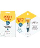 Burt's Bees Cold Sore Treatment Bundle - Healing Patches & Rhubarb-Sage Treatment for Symptom Relief - Buy Online on GoSupps.com