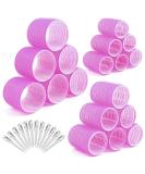Aulese 30-Piece Curlers Set - Heatless Large Curling Winder Self-Adhering Velcro Hair Rollers with Clips for Professional Styling - Perfect for Gorgeous Curls! - Buy Online on GoSupps.com
