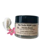 Organic Milk Thistle Lotion | Vegan All-Purpose Face & Body Lotion for All Ages | 2 oz Glass Jar - Buy Online on GoSupps.com