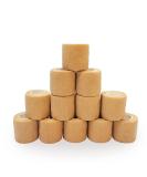 12 Bulk Pack Cohesive Tape Self Adherent Wrap 2 X 5 Yards - Medical Vet Wrap for First Aid & Sports Protection - Beige - Buy Online on GoSupps.com