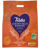 TILDA Extra Long Golden Sella Rice Basmati Rice extra Long grain 11 lbs - Buy Online on GoSupps.com