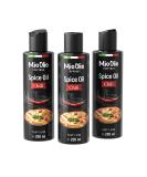 3 x Mioolio spice oil chilli oil fits pizza pasta vegetables meat etc. for cooking roasting and seasoning of all dishes without artificial flavors without palm fat - Buy Online on GoSupps.com