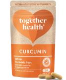 Organic Whole Turmeric Powder with 95% Curcumin & Piperine - 30 Vegan Vegecaps | Full Spectrum Antioxidant Formula | Made in the UK - Buy Online on GoSupps.com