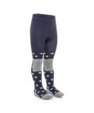 LaLoona Baby Crawling Tights - Baby Tights with ABS Anti-Slip Sole and Knees - Stars Blue 86/92 (12-24 Months) Blue - Buy Online on GoSupps.com