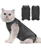 Avont Katzenbody for Cats | Recovery Suit for Abdominal Wounds Castration & Skin Diseases | Leak Protection | Size M - Dark Gray | International Shipping - Buy Online on GoSupps.com