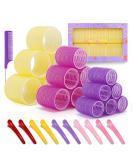 Bestienoly 29Pcs Hair Rollers for Long Hair | Velcro Rollers for Hair Curlers | Jumbo Large Roller Set with Clips and Comb | Self Grip Rollers for Long Medium Short Thick Fine Hair - Buy Online on GoSupps.com