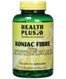 Health Plus Konjac Fibre 500mg (Glucomannan) - 210 Gelatin Free Capsules for Slimming & Weight Control - Buy Online on GoSupps.com
