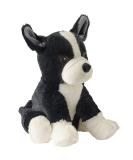 Warmies Boston Terrier Heat Cushion & Soft Toy - 30cm 700g - Lavender Millet Filling - Black Dog Plush for Comfort & Relaxation - Buy Online on GoSupps.com