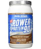 Body Attack Power Protein 90 - Chocolate Nut Nougat 1kg | Multi-Component Protein Powder with BCAA Vitamins & L-Carnitine - Extra Creamy Protein Shake Made in Germany - Buy Online on GoSupps.com