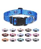 Suredoo Adjustable Soft Nylon Dog Collar for Small Medium & Large Dogs Ocean Color (S 25-40 cm Neck) - Buy Online on GoSupps.com