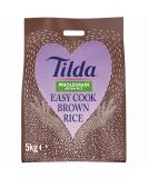 Tilda Easy Cook Wholegrain Brown Rice 5kg - Quick and Healthy Cooking - Buy Online on GoSupps.com