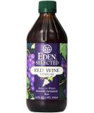 Eden Organic Red Wine Vinegar 16 fl oz â€“ Raw & Natural Amber Glass - Buy Online on GoSupps.com