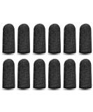 RIVIEVAL 12 Pcs Reusable Finger Cots - Non Slip Thumb Protector for Cut Resistant Kitchen Work - Black - Buy Online on GoSupps.com