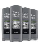 Dove Men+Care Elements Body Wash For Men's Skin Care Charcoal + Clay Effectively Washes Away Bacteria While Nourishing Your Skin 18 oz 4 Count - Buy Online on GoSupps.com