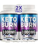Buy 2 Pack Keto Pills - Ultra Fast Weight Loss Supplement with Apple Cider Vinegar - Lean Keto Diet Pills for Men & Women - 120 Capsules - Buy Online on GoSupps.com