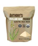 Anthony's Organic Psyllium Husk Powder, 1.5 lb, Gluten Free, Non GMO, Finely Ground, Keto Friendly - Buy Online on GoSupps.com