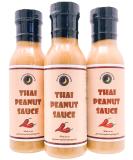 Premium Thai Peanut Sauce 3 Pack - Small Batch Crafted with Farm Fresh Ingredients for Premium Flavor - Buy Online on GoSupps.com