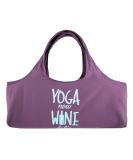 Wild Essentials Yoga Bag - Large Mat Carrier for Most Mats, Rugged 10oz Recycled Canvas, Shoulder Strap & Pocket - Exercise Tote for Yoga Enthusiasts - Buy Online on GoSupps.com