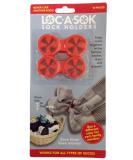 Loc A Sok Sock Locks - Red | Keep Your Socks Paired and Organized - Buy Online on GoSupps.com