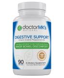 Doctor MK's IBS Relief Supplement - 90 Enteric Coated Peppermint Oil Capsules for Digestive Support and Irritable Bowel Syndrome Treatment - Buy Online on GoSupps.com