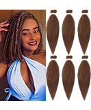 Xusuperb 16-Inch Short Pre-Stretched Braiding Hair - Color 30 Kanekalon Extensions | 6 Packs Yaki-Textured Soft Braids - Buy Online on GoSupps.com