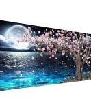 pchmcu 5D Lake Diamond Painting  Diamond Painting Moon Kits for Adults DIY Full Drill Crystal Rhinestone Arts and Crafts  Gem Art Paints with Diamond Home Wall Decor 27.5 X 15.7inch moon/lake - Buy Online on GoSupps.com