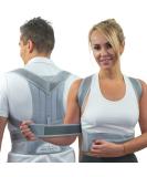 A&X Bravo Posture Corrector - Adjustable Lumbar Support for Men and Women, Back Brace for Improved Posture & Pain Relief - XXL Grey - Buy Online on GoSupps.com