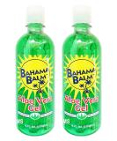 Set of 2 Bahama Balm 16oz Aloe Vera Gel - After Sun Skin Care Cools & Soothes Skin Minimizes Drying & Peeling - International Shipping - Buy Online on GoSupps.com