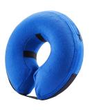 Bencmate Inflatable Recovery Ruff for Dogs & Cats - Leak Protection Collar for Post-Op & Wound Care - Small Blue (Neck: 5-8) - Buy Online on GoSupps.com