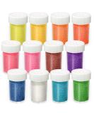 Aslanka 12x10g Colors Glitter Powder Set - Vibrant Crafting Glitter for Decoration Nail Art and Face | International Shipping Available - Buy Online on GoSupps.com