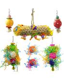 7 PCs bird toys chicken stuff for birds swings bells and foot trap balls for small parrots aras parasites parasites nymphensittish 5 - Buy Online on GoSupps.com