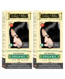 Indus Valley 100% Botanical Hair Color Set of 2 - Natural Indus Black for Vibrant Hair Color | International Shipping Available - Buy Online on GoSupps.com