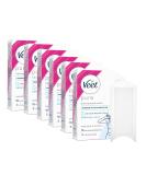 Cold Wax Strips for Bikini & Armpits 6 Pack | Easy Hair Removal | Veet 6x16 Pieces - Buy Online on GoSupps.com