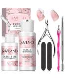 Saviland Cuticle Remover and Cuticle Oil Kit  Nail Care Kit with Cuticle Remover Liquid & Cuticle Oil Cuticle Trimmer for Cuticle Softener & Moisturize Manicure Kit for Nail Salon Home Use B-60ml Cuticle Remover&30ml Cuticle Oil - Buy Online on GoSupps.com