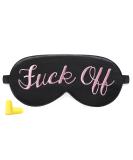 Mulberry Silk Funny Sleeping Eye Mask - Adjustable Head Straps - Black - Buy Online on GoSupps.com