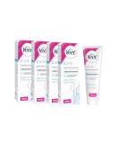Deproxing Cream 4 Pack - Silky Smooth Legs | Veet Hair Removal for Sensitive Skin | Longer Lasting Results | 4x100ml - Buy Online on GoSupps.com