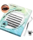 Self Adhesive Eyelashes Reusable 72PCS Cluster Lashes DIY Lash Extension Kit Individual Lashes Kit 10-16mm D Curl Eyelashes with Glue Adhesive No Glue Needed Eyelash Clusters Kit by GEMERRY(A03-Kit) Z-KIT A03 - Buy Online on GoSupps.com