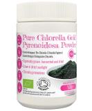 PINK SUN Organic Chlorella Pyrenoidosa Powder 500g (or 1kg) Broken Cell Wall Cracked Gluten Free Non GMO Suitable for Vegetarians and Vegans Certified Organic by The Soil Association 500g Bulk Buy - Buy Online on GoSupps.com